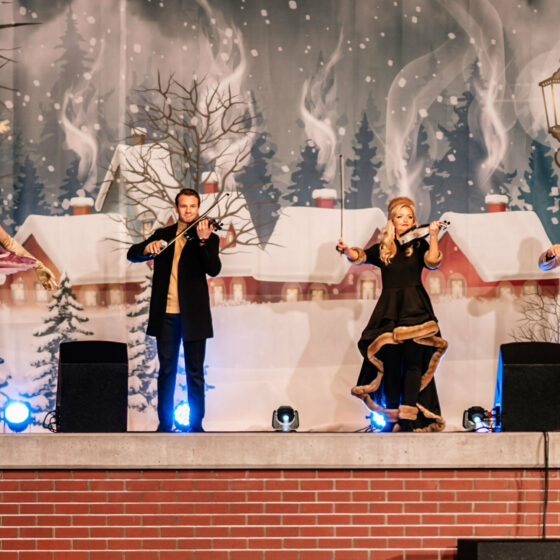 Performers at Christmas in Le Mars